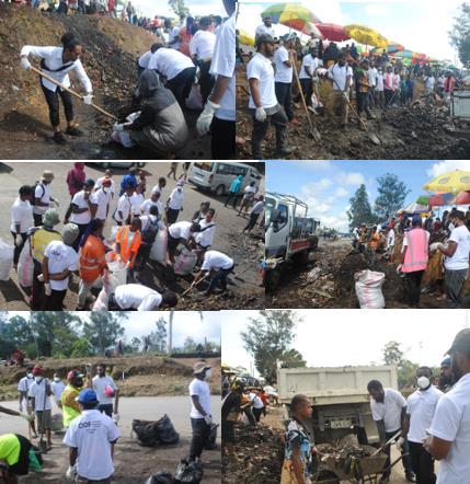 Kudjip Market community clean-up, Jiwaka Province
