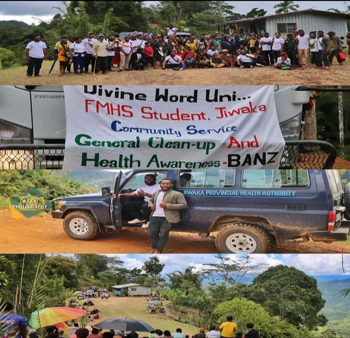 FMHS Jiwaka students community health awareness drive