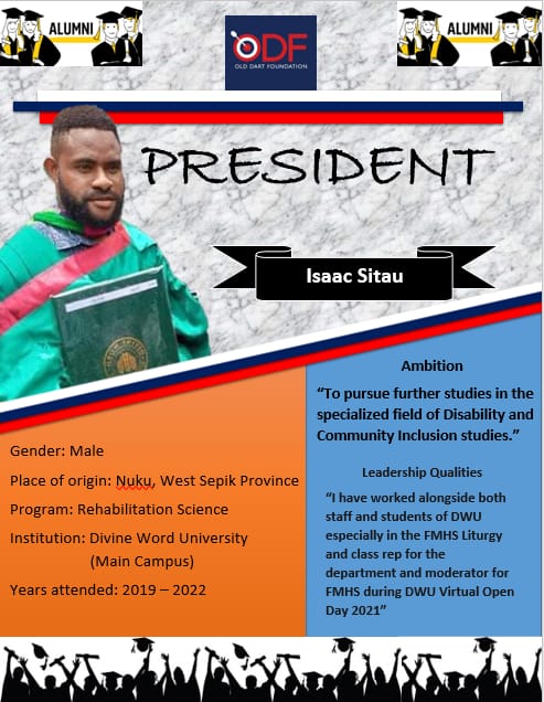 Isaac Sitau — President