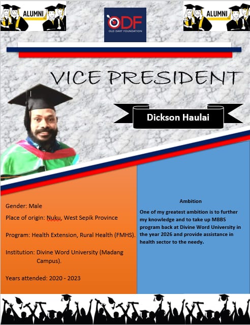 Dickson Haulai — Vice President