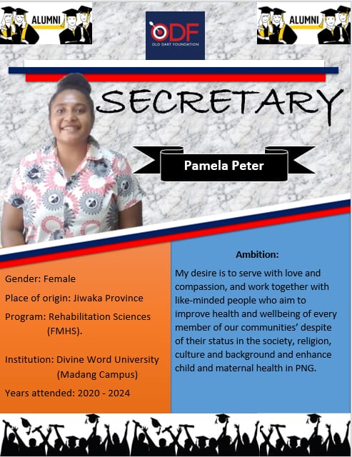 Pamela Peter — Secretary